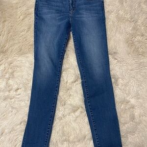 LOFT Women's Dark Blue Skinny Jeans